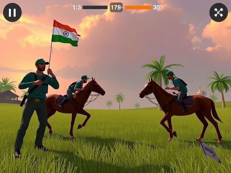 Indian Players Celebrating Victory